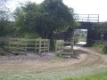 Image 2013 -  early progress on the off road all-weather cycle track across Halesworth Millennium Green